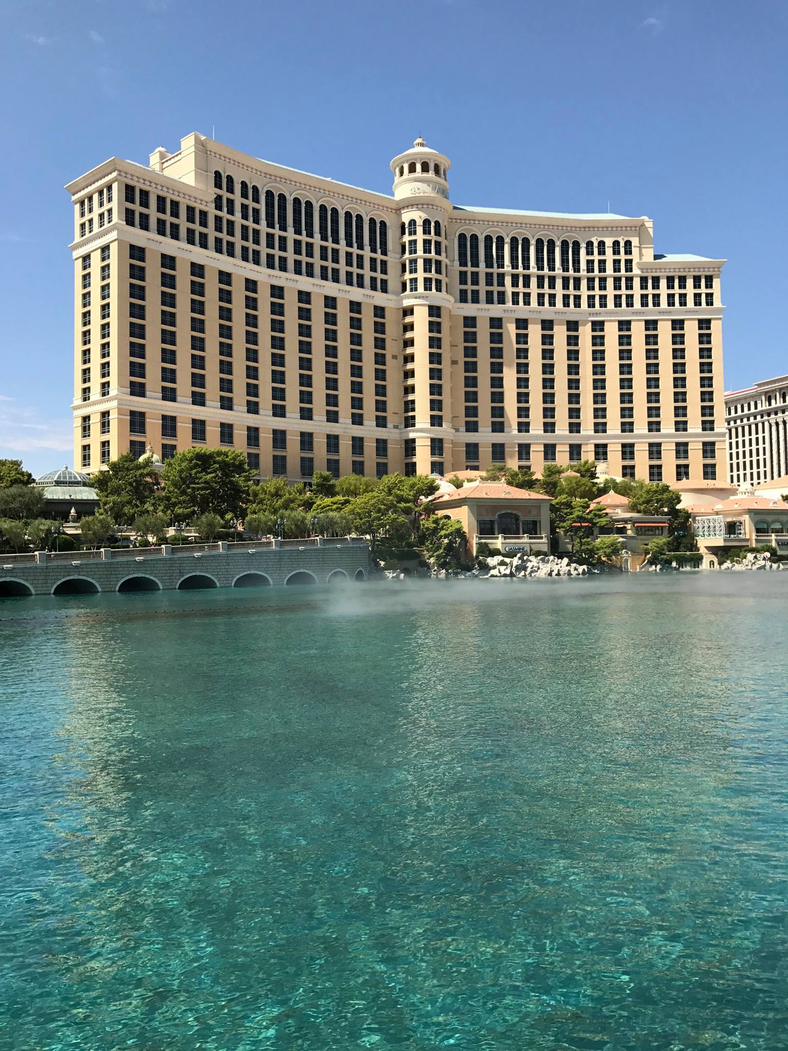 Picture of Bellagio hotel and lake